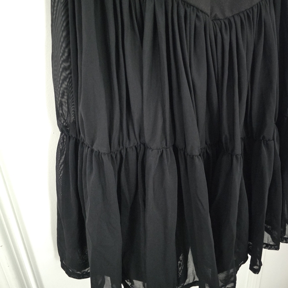 Torrid 0 Performance Core Mesh Ruffle 2fer Active Dress‎ - Picture 5 of 10